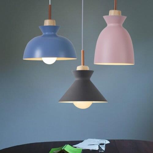 Modern Nordic Minimalist Creative Hanging Lights Bar Lighting Living Room Lamps Dining Room Fixtures Restaurant Pendant Lights