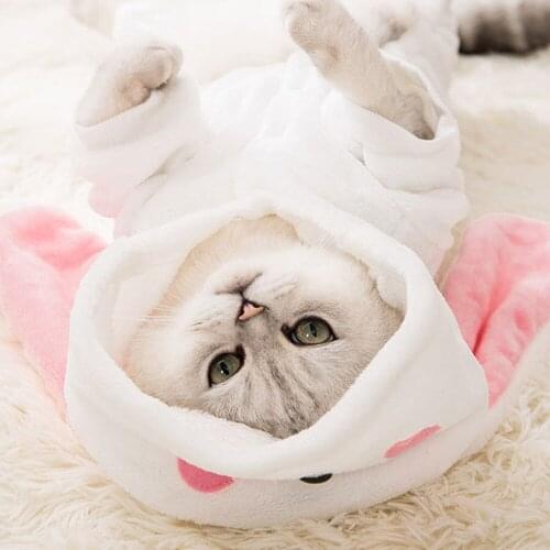 Christmas Pet Cat Costumes Small Pet Cats Clothes Dogs New Year Vetement Pour Chat Kitten Outfits Rabbit Winter Clothes for Cat