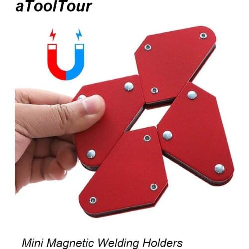 4PCS Angle Soldering Locator Welder Corner Arrows Welding Holder 9LB Strong Welding Tools Magnetic Positioner 45 90 135 Degree