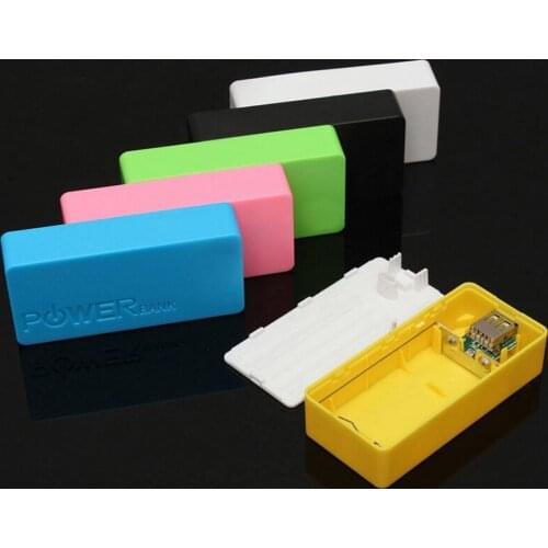 Usb Power Bank Battery Charger Case 5600mah 2x 18650 Diy Box For Iphone Sumsang Smart Phone Electronic Mobile Charging In Stock