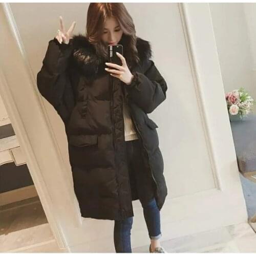 Winter Jacket Women Warm Hooded Parkas Outwear Bomber Loose Basic Long Cotton Padded Coat Female Plus Size Chaquetas Para Mujer