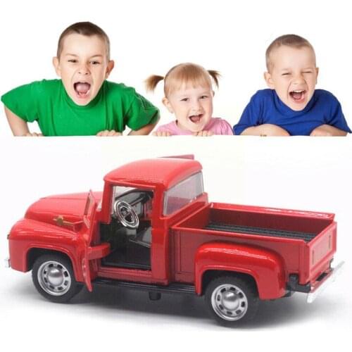 1:32 Pickup Alloy Car Toy High Simulation Pickup Trucks Car Boy Car Diecast Model Vehicles Gifts Toys Miniature Pickup Allo Y6S5
