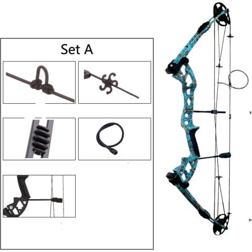 1 Set Of 30-60 Lbs Shooting Fishing Archery Bow Hunting Archery Professional Compound Bow Compound Powerful Archery Bow