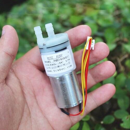 1pcs Micro Water Pump 12V DC Motor 370 Small Mini Water Diaphragm Pump Self-priming Pump Vacuum Pump Low Noise Slient DIY