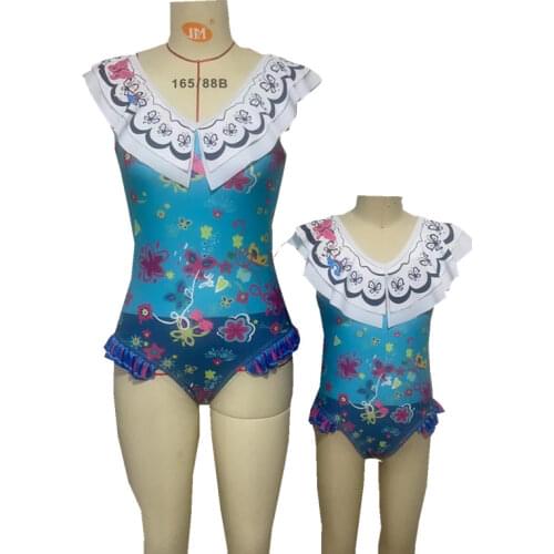 Dad Son Swimwear Beach Bath Swimsuits Family Look Bikini Mommy and Me Clothes Mom and Daughter Matching Dresses Outfits