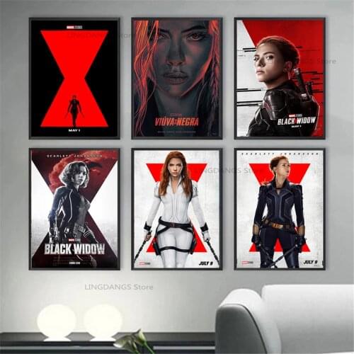 5d Diy Diamond Painting Anime Marvel Superhero Black Widow Avengers Movie Poster Diamond Mosaic Cross Stitch Art Home Decor Gift