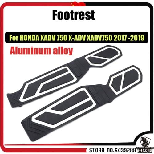 Motorcycle CNC Aluminum X-ADV750 Footrest Foot Pedals Plate Pads Kit For HONDA XADV 750 X-ADV XADV750 2017 2018 2019 Accessories