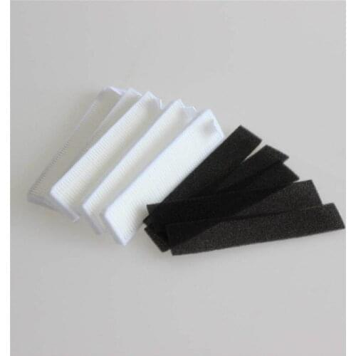 Robot Vacuum Cleaner 5x hepa Filter + 5x Sponge for ecovacs deebot slim DA60 Robot Vacuum Cleaner Parts slim DA60 brush filters