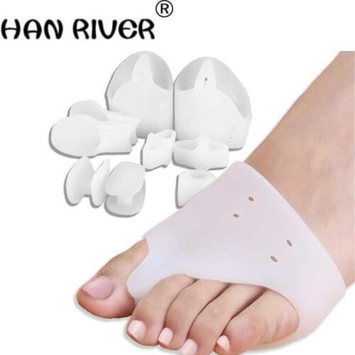 HANRIVER 6 pieces for hallux valgus orthotics Toe separator corrective insoles each toe