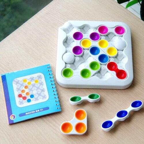 Classic Intelligence Labyrinth Huarong Road Educational Toys Logic Thinking Reasoning Family Party Game