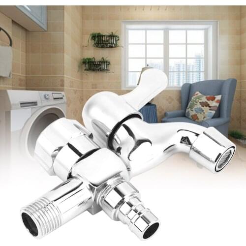 G1/2in Copper Basin Faucets Multifunctional Dual Use Quick Open Faucet Washing Machine Mop Pool Water Tap barhroom faucet