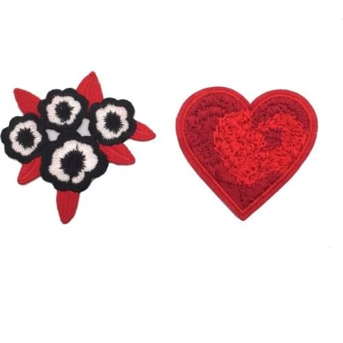 50pcs/Lot Embroidery Patches Letters Clothing Decoration Accessories Weird Stuff Diy Iron Heat Transfer Applique Iron Ons