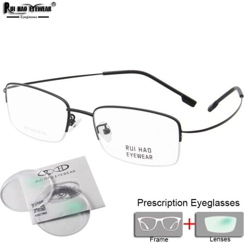 High Flexibility Prescription Eyeglasses Glasses Customize Resin Lenses Myopia Reading Progressive Spectacles Men 879