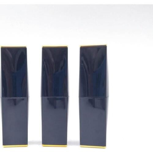 Luxury Shining Lipstick Tube Fashion Style Refillable Cosmetic Tool Portable Travel Blue Lip Gloss Tube With Lid 50pcs/lot