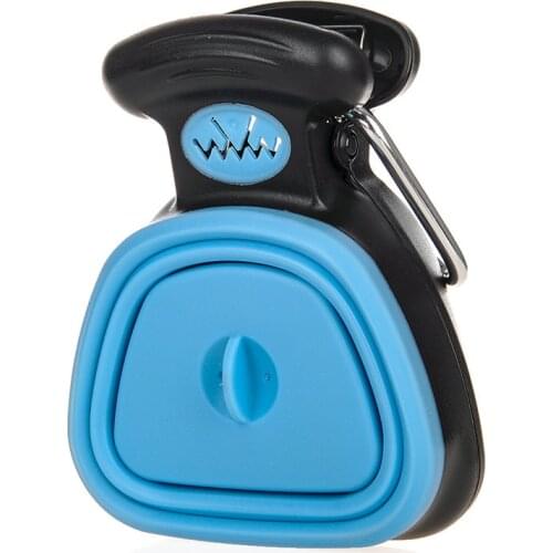 Dog Pet Travel Foldable Pooper Scooper With 1 Roll Decomposable bags Poop Scoop Clean Pick Up Excreta Cleaner