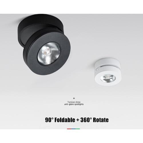 Surface Mounted led Spotlights 5w 7w Ceiling Downlight lamp for ceiling panel lights AC220V cob led spot lights Ceiling Fixtures