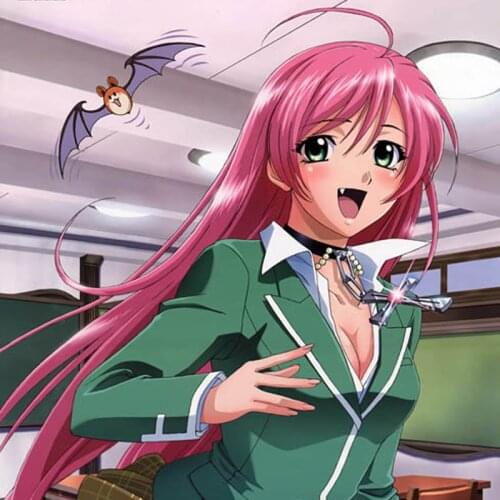 Cosplay Rosario + Vampire RosaVam Moka Akashiya Cross choker Necklace Cosplay Jewelry For Women Girls