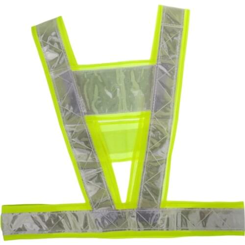 Safety Vest Belt With Reflective Tape Security Vest Belt For Running Cycling