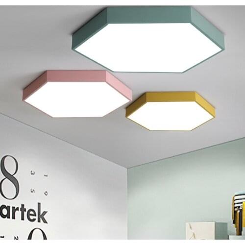 Acylic Ceiling Lights Square Rings For Living Room Bedroom Home AC85-265V Modern Led Ceiling Lamp Fixtures lustre plafonnier