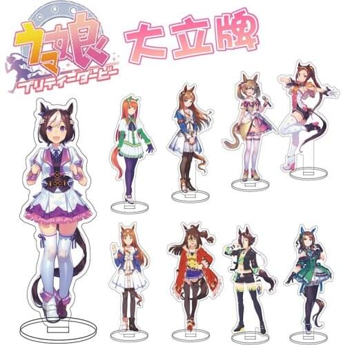Anime Game Pretty Derby Acrylic Stand Figure Special Week Silence Suzuka Creativity Desktop Standing Plate Model Toy Gifts