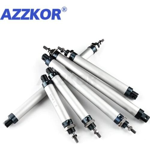 MAL Type Mini Pneumatic Air Adjustable Stroke Small Air Cylinder Double Acting Single Rod Tools 20mm Bore to 25 50 75 100 175mm