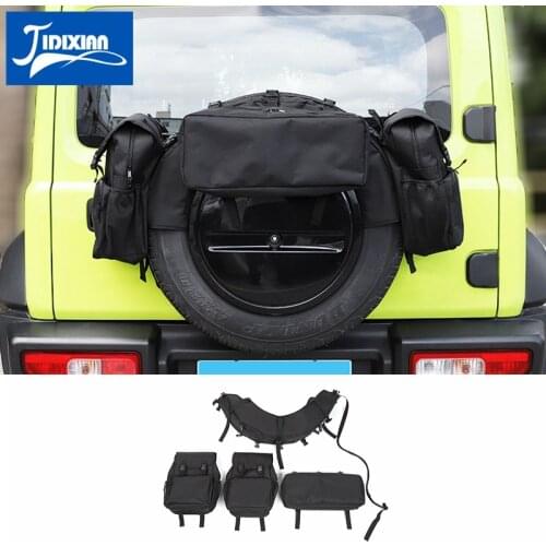 MOPAI Stowing Tidying for Suzuki Jimny 2019+ Car Spare Tire Storage Bag Kit Accessories for Suzuki Jimny 2019 2020