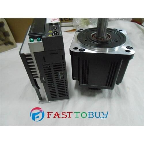 Delta CNC 400V 2KW AC Servo Keyway Brake Motor Drive kits 9.55NM 2000r/min 130mm with 3M cable ECMA-K11320SS+ASD-A2-2043-M