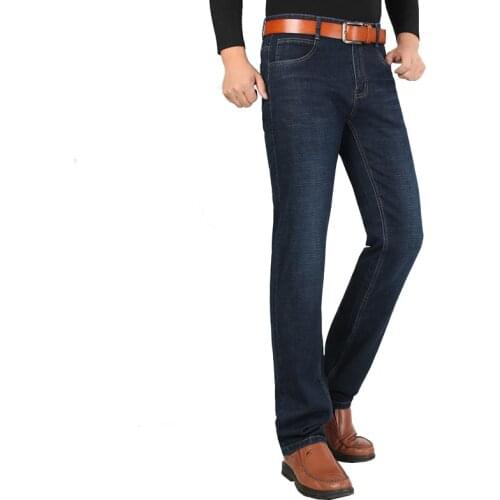 Black Jeans Men Stretch Brand Denim Trousers Male Pants Cowboys Elastic Extra Long Jeans Plus Size Blue Big Tall Mens Clothing