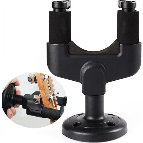 Guitar Hanger Stand Wall Mount Holder Hook for Electric Guitar Acoustic Guitar Mandolin Ukulele Guitar Wall Strap Holder Stand