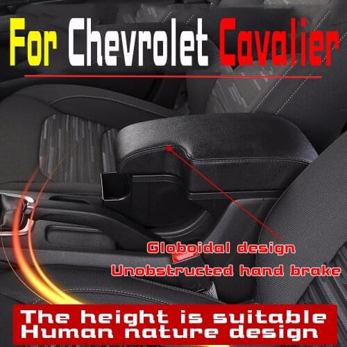 Leather Car Armrest For Chevrolet Cavalier Centre Console Storage Box