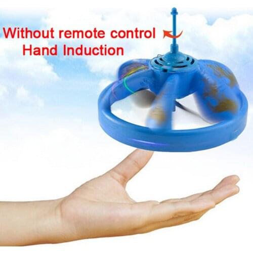 Infrared Sensor Flying Saucer UFO Hand Induced Hovering Floating Flight Hand Movement Toy UFO RC Remote Control Toys Magic Trick