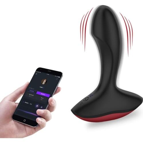 Prostate Massager Smart Anal Plug Remote Control Vibrator Gay Sex Toy For Man Masturbator Silicone Anus Climax Butt Plugs