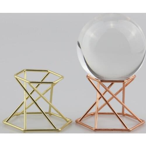 Metal Display Stand for Crystal Glass Lens Ball Divination Photography Lensball Base 50 60mm 70mm 80mm Magic Sphere Globe Holder