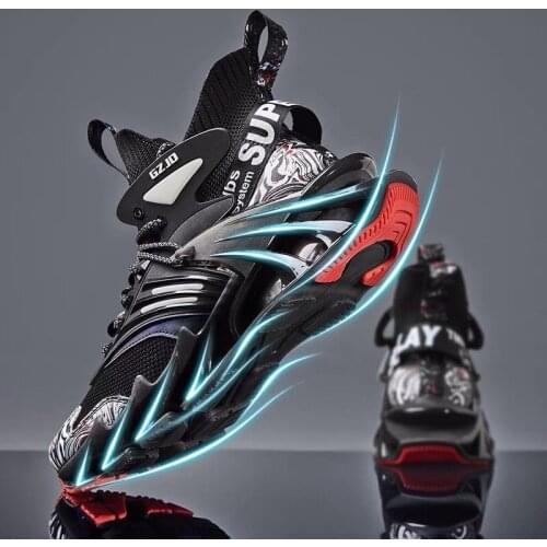 2020 Top Sell Blade Shoes For Men Breathable Senakers Oudoor Walking Cushioning Casual Shoes Large Size 39-46 Zapatillas Hombre