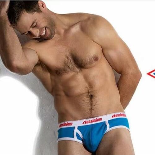 Aussiebum swimwear jockstrap swimwear men new mens briefs cotton fashion sexy briefs comfortable elastic breathable