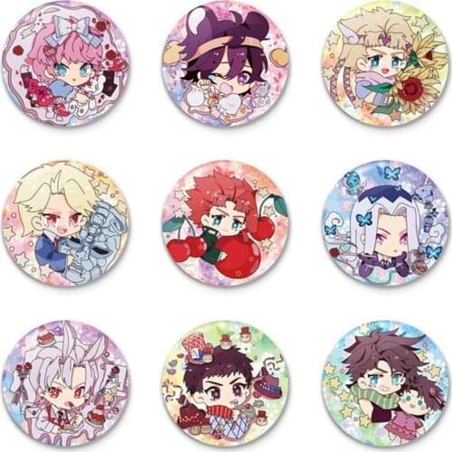New Fashion Anime Badge JoJos Bizarre Adventure Brooches Pins/Buttons/Badges Christmas Gift