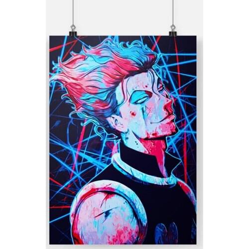 Nordic Posters Wall Art Canvas Painting HunterxHunter Hisoka Morow HxH Anime Canvas Art Canvas Painting For Living Room Decorati