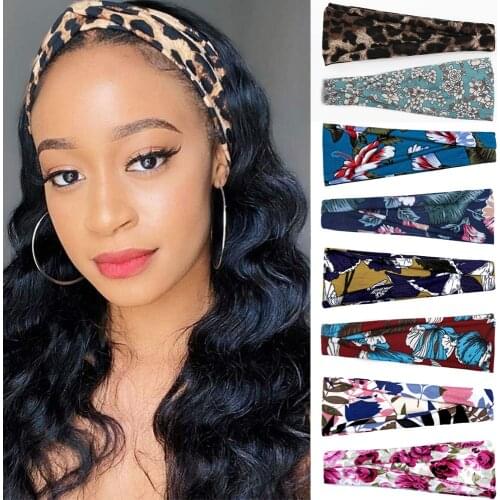 6 Pack Wig Band for Womens Headband Wig Edges Hair Wrap Yoga Running Headbands Sports Workout Hair Bands