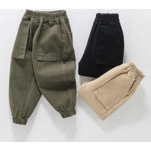 Toddler Girl Pants Solid Color Girl Pants Children Casual Style Childrens Pants Spring Autumn Girls Clothes