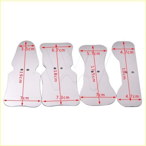 4pcs Dental Orthodontic Reflector Mirror One-side Stainless steel Dental Photography Mirrors Dental Tools Dentistry