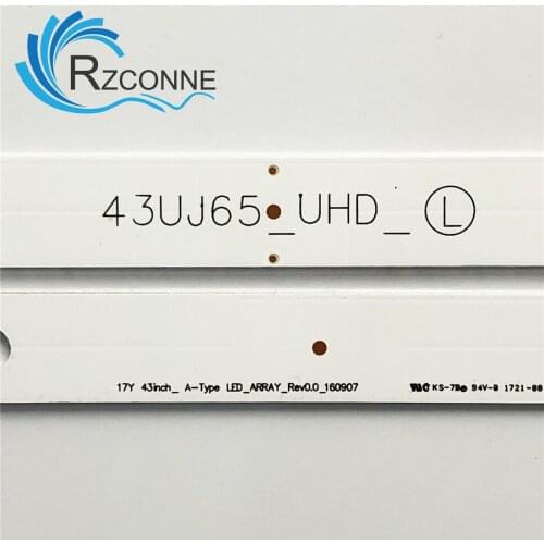 Led backlight strip 7 lamp for LG Innotek 17Y 43inch-A-Type 43UJ6300 43UJ6307 43UJ634V 43LJ594V HC430DUN SSC_43LJ61_FHD 43UJ630V