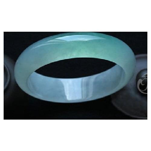 Natural jade bracelet ice green bracelet jade hand ring Women