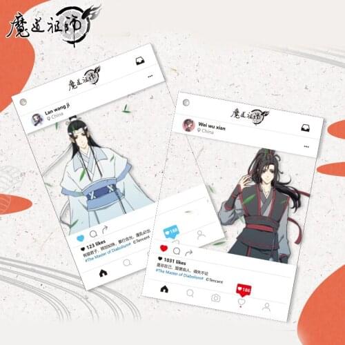 1pcs Grandmaster of Demonic Cultivation Lan Wangji Jiang Cheng Printed Acrylic Keychain Pendant Keyring Decor Boy Girl Gift