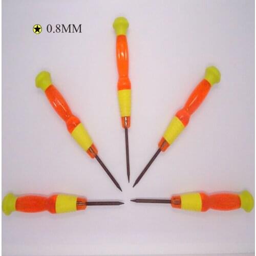 1PC wholesale 0.8MM star-shaped screwdriver repair tool for repairing mobile phone disassemble tools