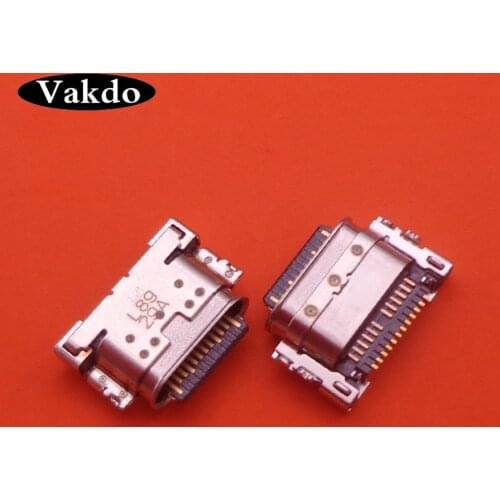 2pcs micro mini usb charge charging connector plug dock socket port For LG G8 repair parts replacement