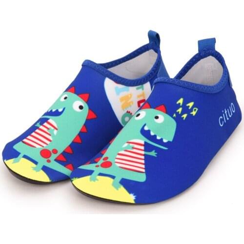 2021 Children Beach Shoes Baby Water Shoes Soft Indoor Slipper Boy Girls Seaside Snorkeling Swim Socks Cartoon Kids Slippers