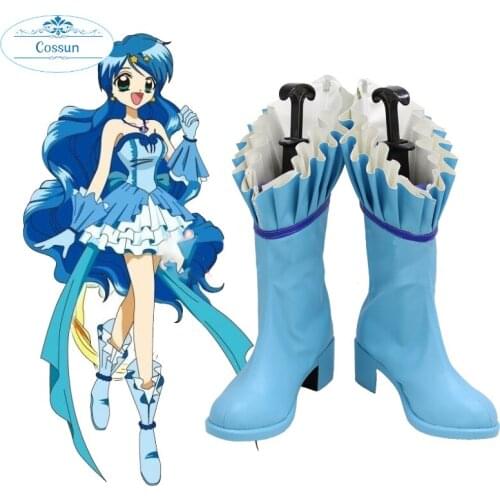 Anime Mermaid Melody Hanon Hosho Boots Cosplay Custom-made