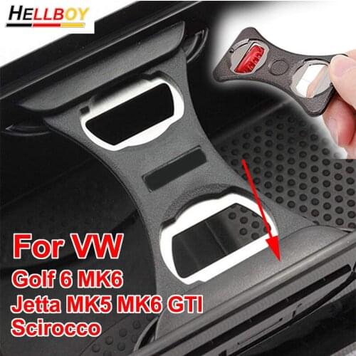 Car Cup Holder Bottle Opener Clip For VW Jetta MK5 GTI Golf 6 7 MK6 MK7 Passat B5 B6 B7 B8 Polo Sedan Scirocco Accessories