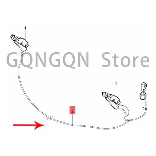 CAR hose 2009-2015 vol vos80l headlight spray gun, spray pump, spray nozzle hose, front windshield washer hose