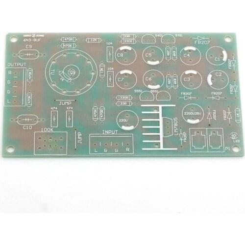 Free ship 6N3 electron tube buffer / tube preamp / tube buffer PCB
